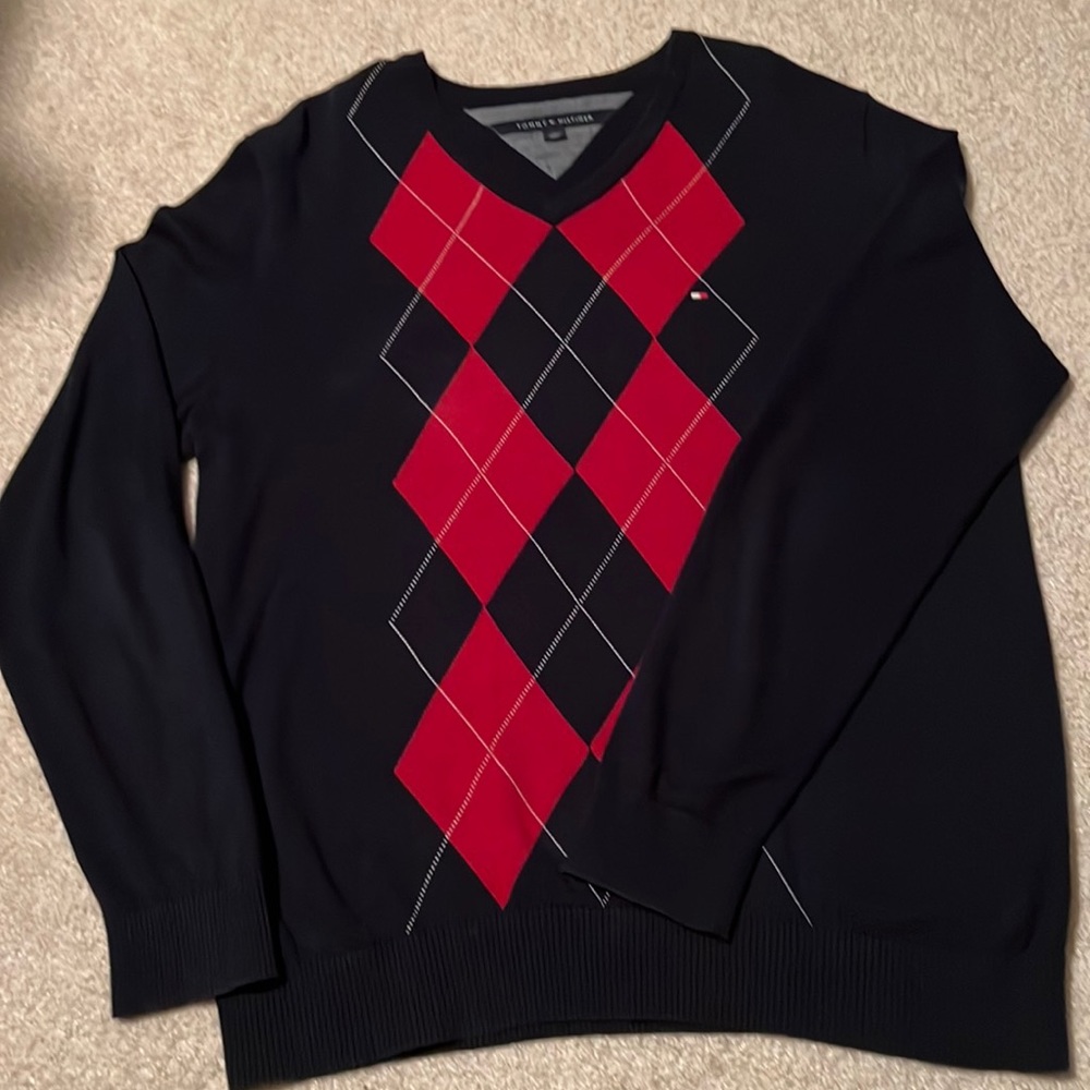 Tommy Hilfiger Long Sleeve Sweater - V-Neck